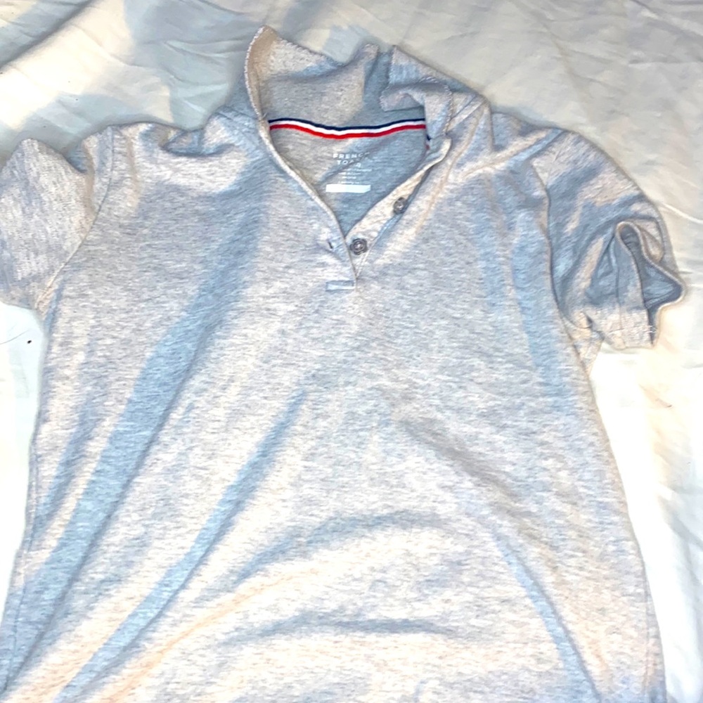gray uniform shirt